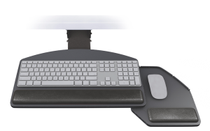 Keyboard Tray with Mouse Pad allows setting the perfectly comfortable working condition.