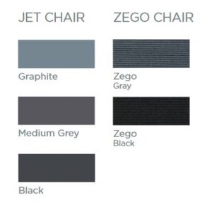 Sketch and Zego Seating Finishes